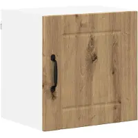vidaXL Wandkast LUCCA Artisanaal eiken 40 x 31 x 40 cm Bewerkt hout