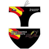 Turbo Rescue Divers Spain Swimming Brief Zwart S Man