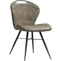MX Sofa Eetkamerstoel Splash - Microvezel - Liver - MxSofa