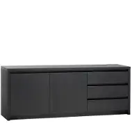 Maxfurn Dressoir Milanello - Klein - Lamulux - Noir -