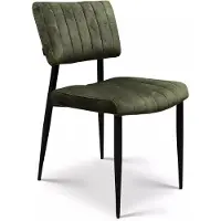 MX Sofa Eetkamerstoel Ivan - Velvet - Moss groen - MxSofa