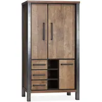 Maxfurn Broodkast Kinga - Lamulux - Old teak -
