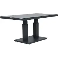 Qopps Tuintafel Rubly - Hoogte verstelbaar - Aluminium - Antraciet -