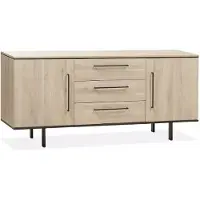 Maxfurn Dressoir Santorini - 2Deurs - Lamulux - Fresh oak -