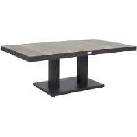 Qopps Tuintafel Camos - Hoogte verstelbaar - Aluminium - Rechthoek -