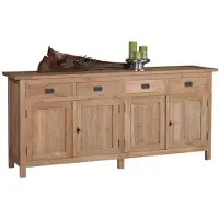 WGXL Collection Dressoir Asten - 4 Deurs - Oud Teakhout -