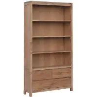 Tower Living Boekenkast Corona - Teakhout - Naturel -