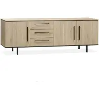 Maxfurn Dressoir Santorini - 3Deurs - Lamulux - Fresh oak -