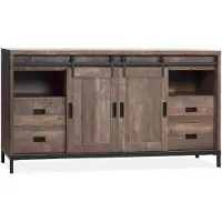 Maxfurn Dressoir Stanley - Meubelpanelen - Espresso - 220 cm -