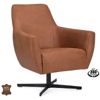 WGXL Collection Fauteuil Haven - Microleder - Bull - Camel -