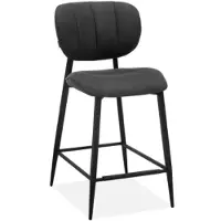MX Sofa Barstoel Carly - Microvezel - Antraciet - MxSofa