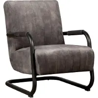 Tower Living Fauteuil Riva - Fluweel - Antraciet -