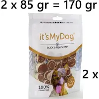 It's My Dog 2 x - hondensnack verwensnack 85 gr = 170 gr - 100% graanvrij - zeer lekker