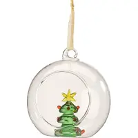 Villeroy & Boch Winterbakkerij Glazen Kerstbal - 8cm