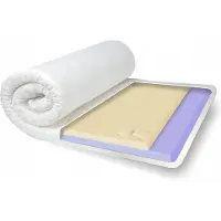 Syma Topper Matras Visco PUR 120x200 cm - H2 Zacht & Comfortabel