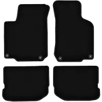 Basic zwarte veloursmatten voor: Volkswagen Bora variant, stationwagen, sedan (1997-2005)