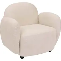 MCW Fauteuil -P33, lounge-/relax-/cocktailfauteuil Gestoffeerde fauteuil, stof/textiel Chenille (330 g/m²) Öko-Tex ~ crème