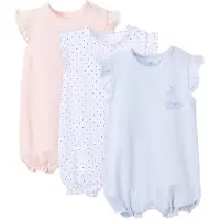 Zippy 3107108901 Playsuit 3 Eenheden Blauw,Roze 3-6 Months Meisjes