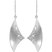 Orphelia 'Ella' Dames 925 Sterling Zilveren Dangle Oorbellen - Zilver zo-7369
