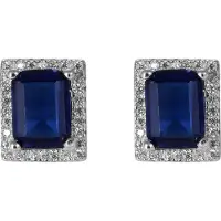 Orphelia 'Enora' Dames 925 Zilveren Oorknopjes - Zilver ZO-7425/SA