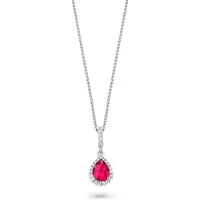 Orphelia 'Enora' Dames 925 Sterling Zilveren Ketting met Hanger - Zilver ZH-7226/RU
