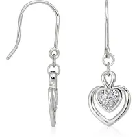 Orphelia Dames 925 Sterling Zilveren Oorbellen - Zilver ZO-5120