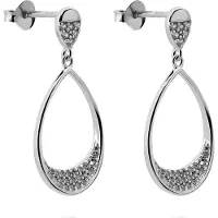 Orphelia 'Jolina' Dames 925 Sterlingsilveren Hangoorbellen - Zilver ZO-7490