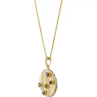 Orphelia 'Babette' Dames 925 Sterling Zilveren Ketting met Hangertje - Goud ZH-7504/G