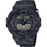 Casio Horloge - Heren - GA-700BCE-1AER - Waterdicht 20 Atm - Zwarte Stoffen Polsband