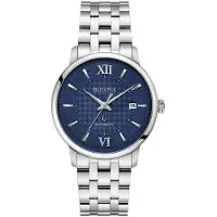 Bulova Hudson Heren Horloge Zilverkleurig 96B447