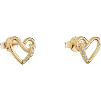 Orphelia 'Ida' Dames 925 Sterling Zilveren Stud Oorbellen - Goud ZO-7521/G