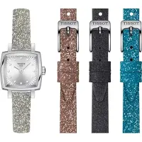 Tissot Lovely Square Feestelijke Kit Dames Roze Horloge T0581091703602