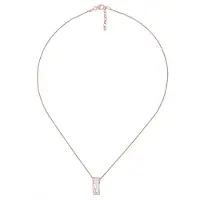 Orphelia 'Lova' Dames 925 Sterling Zilveren Ketting met Hanger - Zilver/Rozé ZH-7093