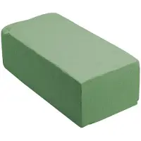 HBX natural living Steekschuim Nat Blok 20x10x7.5cm Ds 20st Groen Groen Kunststof HBX natural