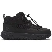 Timberland Jongens GreenStride Motion 6 lage leren bergschoenen met vetersluiting zwart (31), Leer, Plat, Casual, Sportief TB0A64DR0151