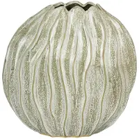 Mica Decorations Vaas Jovi Groen / Beige 35 X 17 X 35 Cm