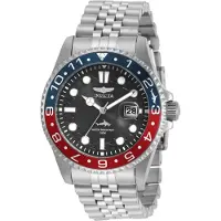 Invicta Pro Diver 30619 Heren Horloge - Quartz Uurwerk - Roestvrij Staal met zwarte Wijzerplaat - 43mm
