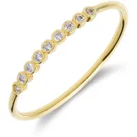 Lucardi Ring goud / wit