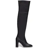 Wonders Dames Leren Laarzen Isabella Zwart (37), Leer, 5 tot 8 cm, Geen M-5146_5098_5792