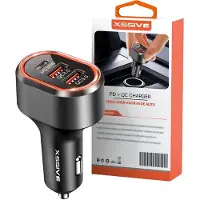 Xssive - Autolader 48W - 3 Poorten Snellader (1x USB-C 30W PD + 2x USB-A QC) - Auto Oplader 12V/24V - Sigarettenaansteker USB