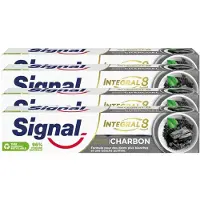 Signal Integral 8 Charcoal Tandpasta 4 × 75 ml