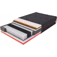 FDM FORZA Matras 90x200 Multipocket Kokos Visco - Hardheid H3/H4