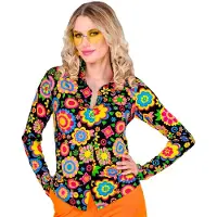 Widmann So Into The 60s Shirt Flower Love Vrouw