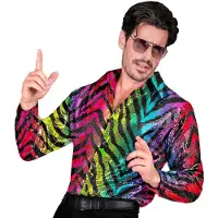 Widmann Pailletten Overhemd Colour Wild Man