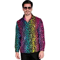 Hobby Hall Fouter Dan Fout Regenboog Pailletten Overhemd Man