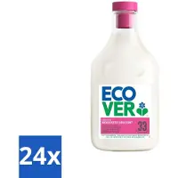 Ecover 24 x - Wasverzachter - Appelbloesem & Amandel - 1 liter - Wasverzachter - Appelbloesem - Amandel - Biologisch Afbreekbaar - Plantaardige Ingrediënten