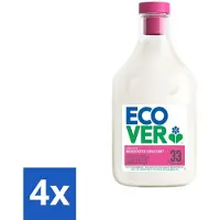 Ecover 4 x - Wasverzachter - Appelbloesem & Amandel - 1 liter - Wasverzachter - Appelbloesem - Amandel - Biologisch Afbreekbaar - Plantaardige Ingrediënten