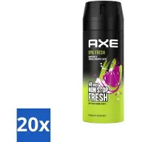 Axe 20 x - Deodorant Spray - Epic Fresh - Citrus & Mint - Ultra Fris - 150 ml - Epic Fresh - Deodorant Spray - Citrus Mint - Geur - Zweetbestrijding