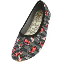 Beck Huisschoenen grijs / donkergrijs / cranberry / wit