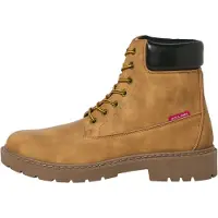 Jack & Jones Veterboots 'JFWTHAMES' mosterd / zwart